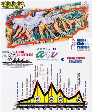 TOUR D'ORTLES brevetto internazionale delle mitiche montagne. TOUR D'ORTLES brevetto internazionale delle mitiche montagne.