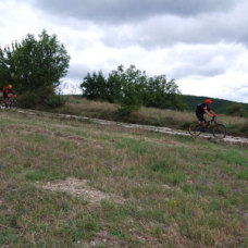 La discesa verso Norcia