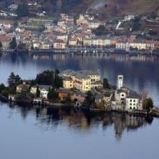 Dettaglio del panorama: Isola di San Giulio