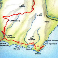 La salita da Marina di Camerota a Lentiscosa ed il tratto fino a San Giovanni a Piro