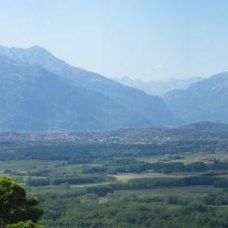 vista dell'Anfiteatro Morenico di Ivrea