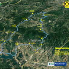 Percorso Ciclopedalata 90km