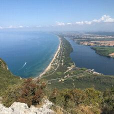 Litorale Pontino dal Picco del Circeo