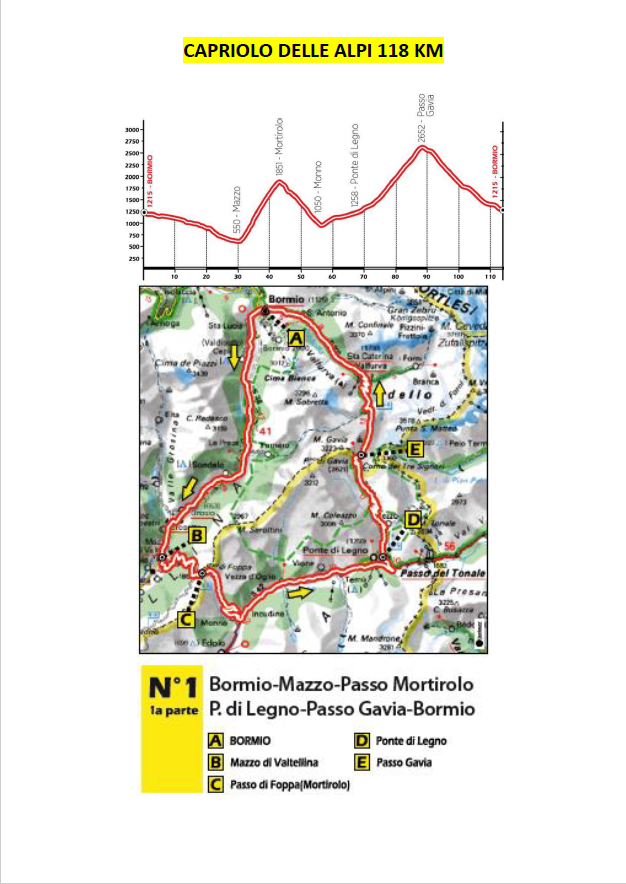 PERCORSO 1-CAPRIOLO DELLE ALPI 118