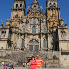 MARI E CECI ALLA CATETDRALE DI SANTIAGO