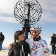 Cecilio e Marisa a Nordkapp 2012