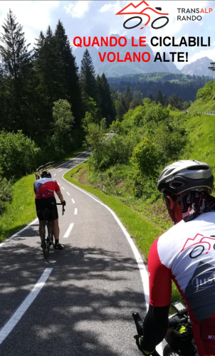 TransAlpRando quando le ciclabili volano alte!